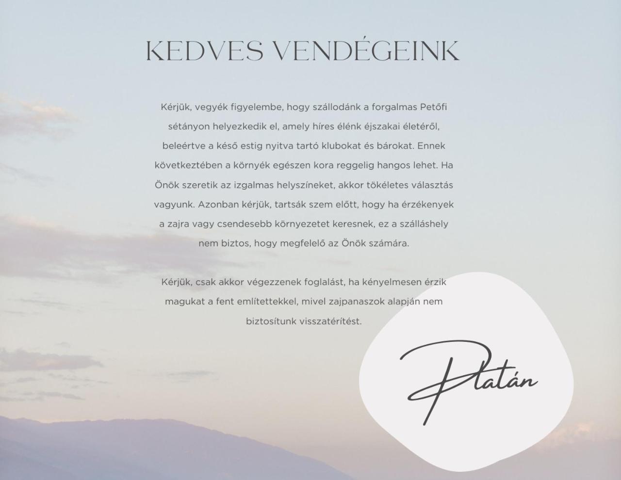 Platan Hotell Siófok Eksteriør bilde